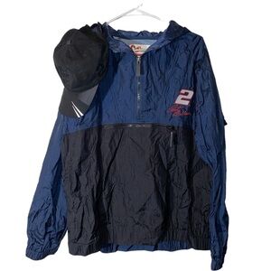 NWOT Rusty Wallas Wind Breaker Jacket and Hat Set size S